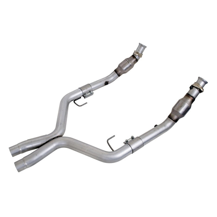 BBK 05-10 Mustang 4.6 GT High Flow X Pipe With Catalytic Converters - 2-3/4 BBK