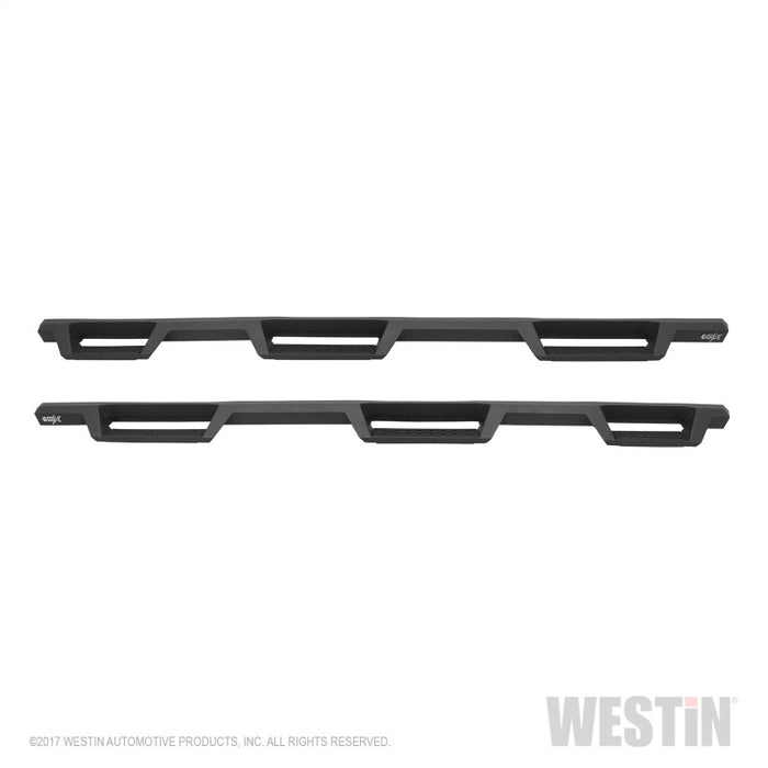 Westin/HDX 07-18 Chevrolet Silverado (Excl. Classic) 6.5ft. Bed Drop W2W Nerf Step Bars - Tex. Blk Westin