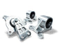 Innovative 02-05 Civic K-Series Black Aluminum Mounts 95A Bushings (Not K24 Trans) Innovative Mounts