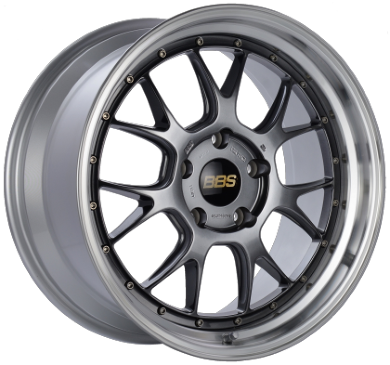 BBS LM-R 20x9.5 5x120 ET23 Diamond Black Center / Diamond Cut Lip Wheel -82mm PFS/Clip Required BBS