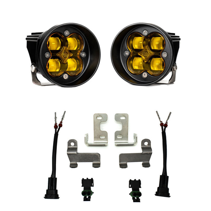 Baja Designs 2016+ Toyota RAV4 Squadron Fog Light Pocket Kit -Amber Baja Designs