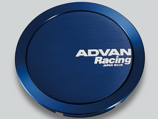 Advan 73mm Full Flat Centercap - Blue Anodized Advan