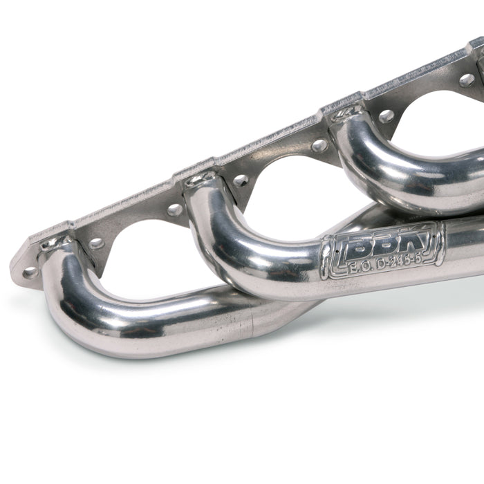 BBK 79-93 Mustang 5.0 Shorty Unequal Length Exhaust Headers - 1-5/8 Silver Ceramic BBK