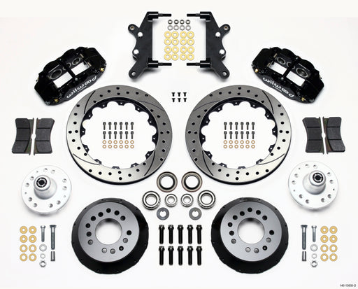 Wilwood Narrow Superlite 6R Front Hub Kit 12.88in Drilled 60-68 Ford / Mercury Full Size / Galaxie