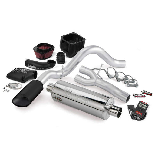 Banks Power 99-02 Chevy 4.8-5.3L ECSB Stinger System - SS Single Exhaust w/ Black Tip Banks Power