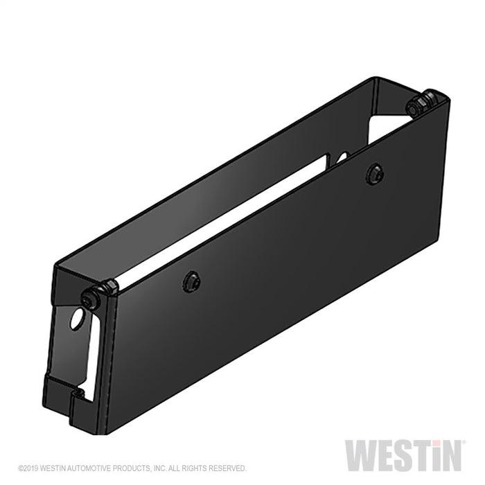 Westin Winch Mount License Plate Re-locator - Black Westin