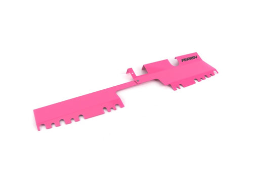 Perrin 15-21 WRX/STI Radiator Shroud (With OEM Intake Scoop) - Hyper Pink Perrin Performance