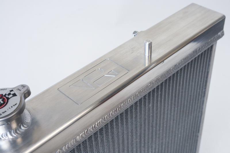 CSF R32 Nissan Skyline GT-R / GT-S Full Billet Aluminum High-Performance Radiator - Raw Finish CSF