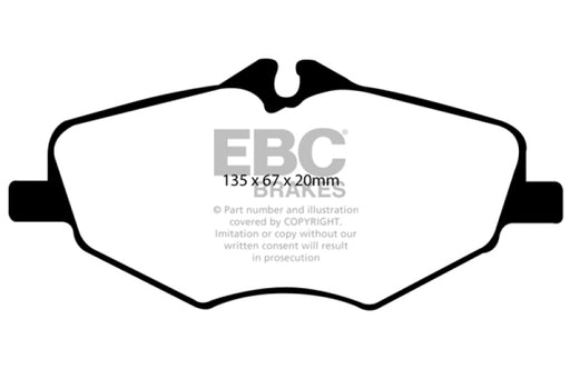 EBC 06-09 Mercedes-Benz E320 3.0 TD Ultimax2 Front Brake Pads EBC