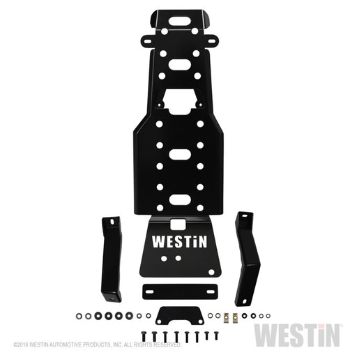 Westin/Snyper 07-11 Jeep Wrangler Transmission Pan Skid Plate - Textured Black Westin