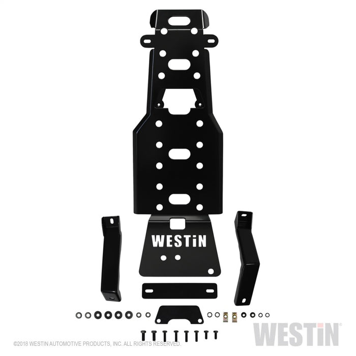Westin/Snyper 07-11 Jeep Wrangler Transmission Pan Skid Plate - Textured Black Westin
