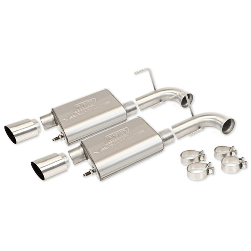 BBK 11-14 Mustang GT VariTune Axle Back Exhaust Kit (Stainless Steel) BBK