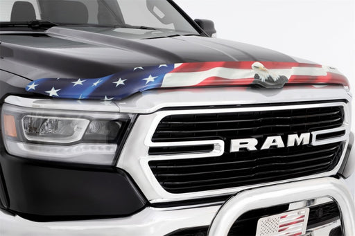 Stampede 19-23 Ram 1500 (Excl. Rebel/TRX) Vigilante Premium Hood Protector - Flag Stampede