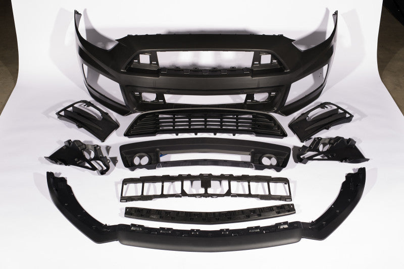 Roush 2015-2017 Ford Mustang Complete Unpainted Front Fascia Kit (w/o Collision Detection & ACC) Roush
