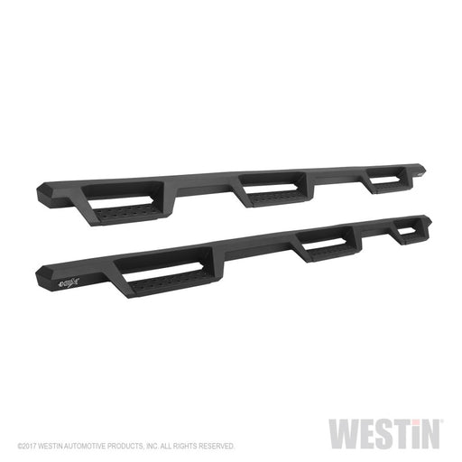 Westin/HDX 07-18 Chevrolet Silverado (Excl. Classic) 6.5ft. Bed Drop W2W Nerf Step Bars - Tex. Blk Westin