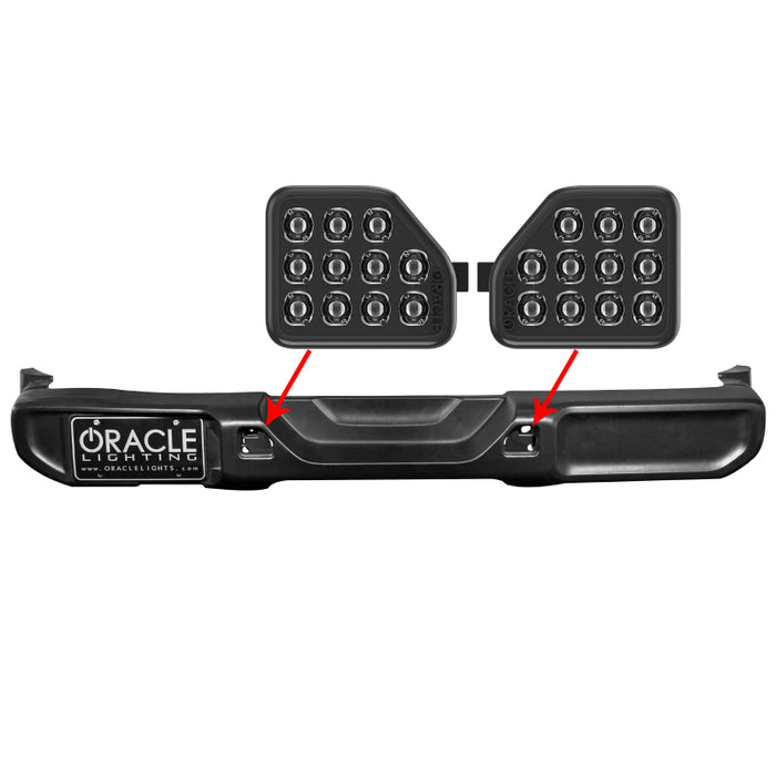 Oracle Rear Bumper LED Reverse Lights for Jeep Wrangler JL - 6000K SEE WARRANTY ORACLE Lighting