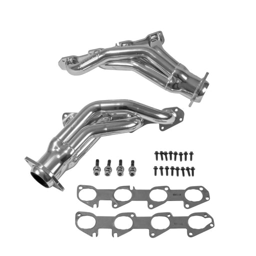 BBK 05-10 Dodge Hemi 6.1L Shorty Tuned Length Exhaust Headers - 1-7/8in Silver Ceramic BBK