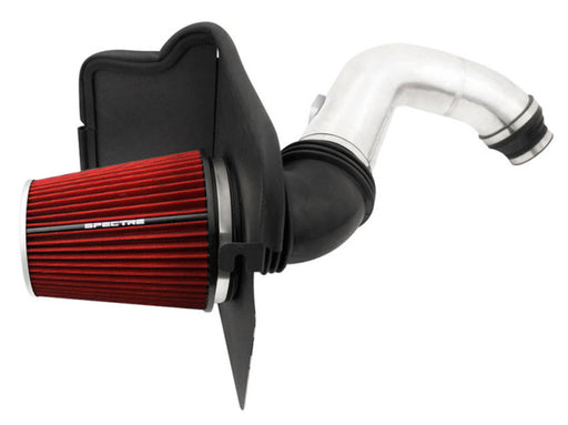 Spectre 04-05 Chevy/GMC 2500/3500 V8-6.6L DSL Air Intake Kit - Polished w/Red Filter Spectre