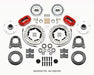 Wilwood Forged Dynalite-M Front Kit 10.75in Drilled Red 1950-1955 MG-TD/TF