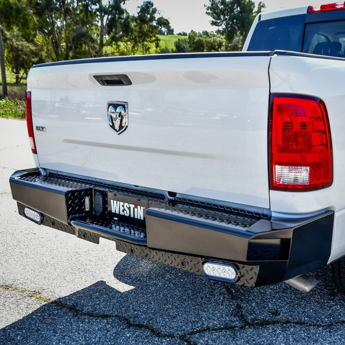 Westin 09-18 Ram 1500 HDX Bandit Rear Bumper - Black Westin