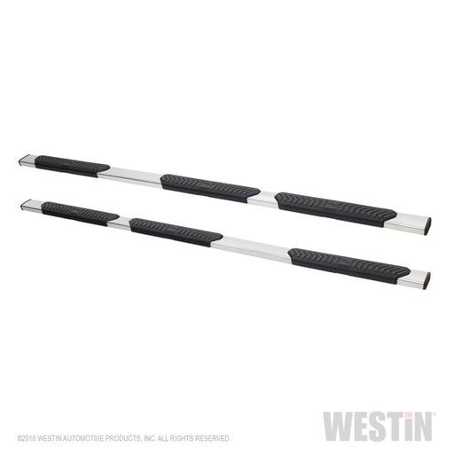 Westin 07-18 Chevrolet Silverado 1500 CC 6.5ft Bed R5 M-Series W2W Nerf Step Bars - Polished SS Westin
