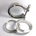 Stainless Bros 2.0in 304SS V-Band Assembly - 2 Flanges/1 Clamp Stainless Bros