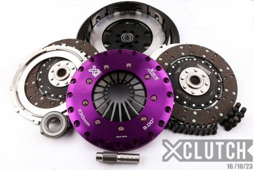 XClutch 17-21 Honda Civic Type R 2.0L 9in Twin Solid Organic Clutch Kit XCLUTCH