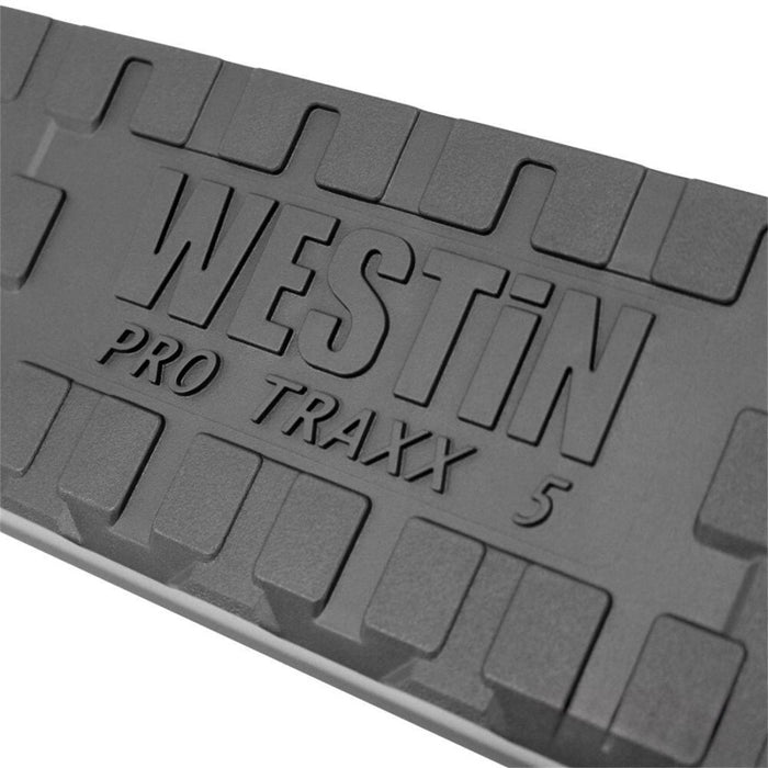 Westin 07-13 Chevy Silv 1500 Extnd Cab (6.5 ft Bed) PRO TRAXX 5 WTW Oval Nerf Step Bars - SS Westin