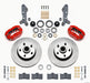 Wilwood Forged Dynalite-M Front Kit 11.30in 1 PC Rotor&Hub Red 60-68 Ford / Mercury Full Size