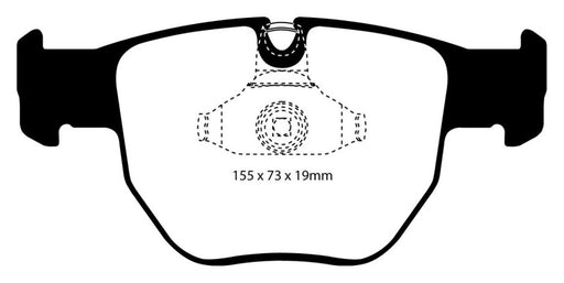 EBC 03-05 Land Rover Range Rover 4.4 Ultimax2 Front Brake Pads EBC