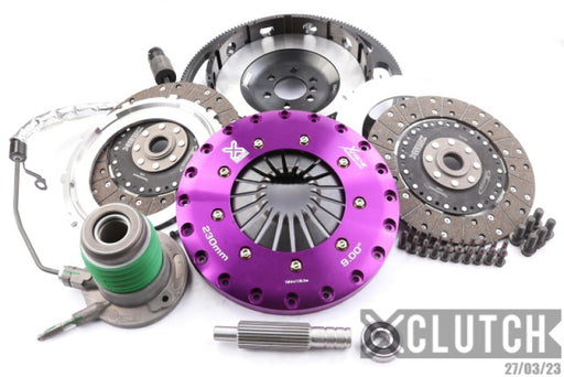 XClutch 14-15 Chevrolet Camaro Z/28 7.0L 9in Twin Solid Organic Clutch Kit XCLUTCH