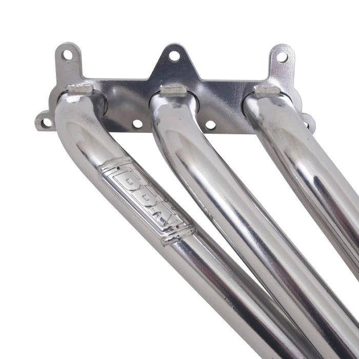 BBK 10-11 Camaro V6 Long Tube Exhaust Headers With Converters - 1-5/8 Silver Ceramic BBK