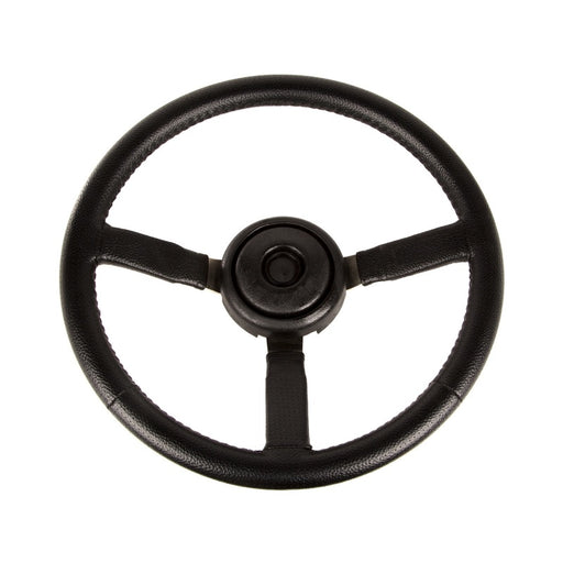 Omix Steering Wheel Sport Leather Black- Jeep XJ/YJ OMIX