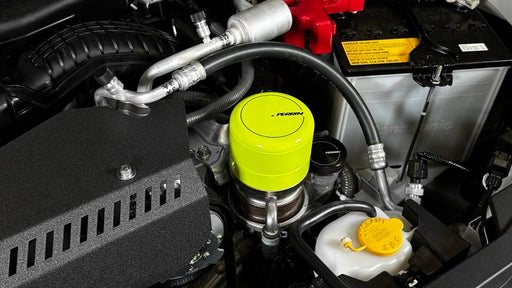 Perrin 2015+ Subaru WRX/STI Oil Filter Cover - Neon Yellow Perrin Performance