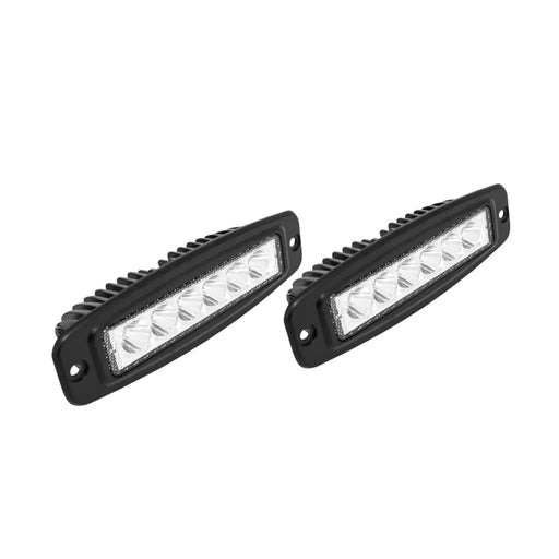 Westin Single Row 6 x 3W Bridgelux w/terminated wiring (set of 2) - Black Westin