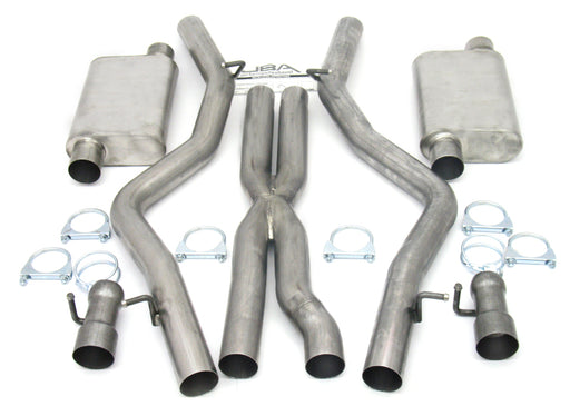 JBA 08-14 Dodge Challenger SRT8 6.1L/6.4L 409SS Dual Rear Exit Cat-Back Exhaust JBA
