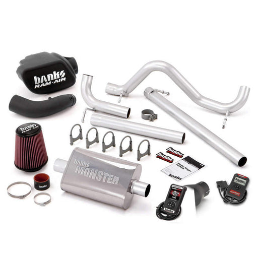 Banks Power 07-11 Jeep 3.8L Wrangler - 4dr Stinger Sys w/ AutoMind - SS Single Exhaust w/ Black Tip Banks Power