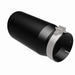 MagnaFlow Tip Stainless Black Coated Single Wall Round Single Outlet 6in Dia 5in Inlet 13in L Magnaflow