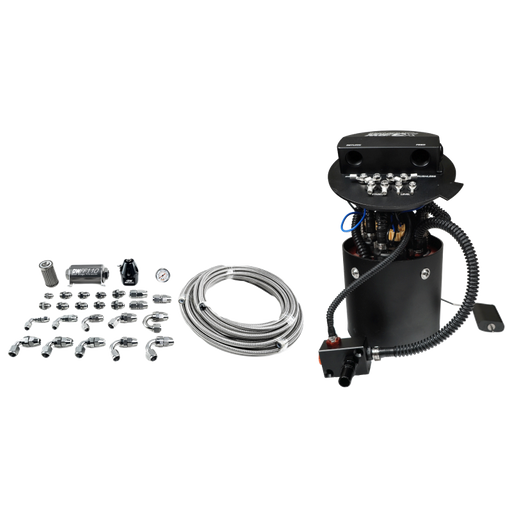 Deatschwerks X3 Series Fuel Pump Module w/ Triple DW400 Pumps/PTFE Plumbing Kit 11-24 Ford Mustang DeatschWerks