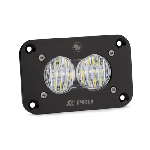 Baja Designs S2 Pro Flush Mount Wide Cornering Pattern LED Work Light - Clear Baja Designs