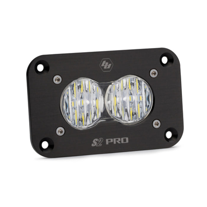 Baja Designs S2 Pro Flush Mount Wide Cornering Pattern LED Work Light - Clear Baja Designs