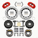 Wilwood Narrow Superlite 4R Rear P-Brk Kit 14.00in Drill Red Big Ford 2.36in Off Bronco 5 x 5.50
