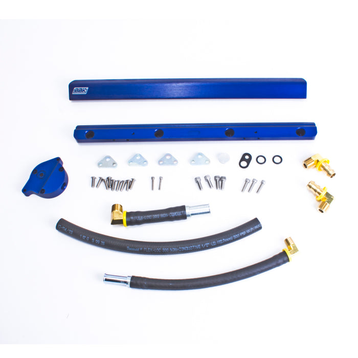 BBK 86-93 Mustang 5.0 High Flow Billet Aluminum Fuel Rail Kit BBK