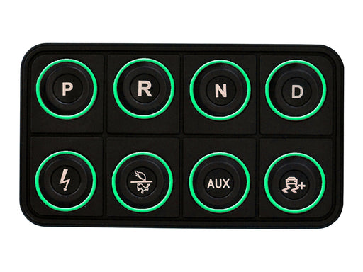 AEM EV 8 Button Keypad CAN Based Programmable Backlighting AEM