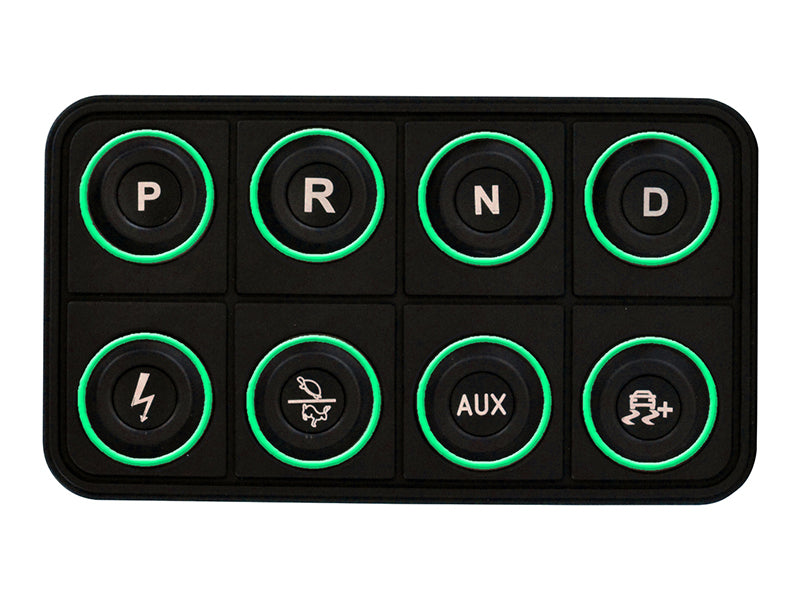 AEM EV 8 Button Keypad CAN Based Programmable Backlighting AEM