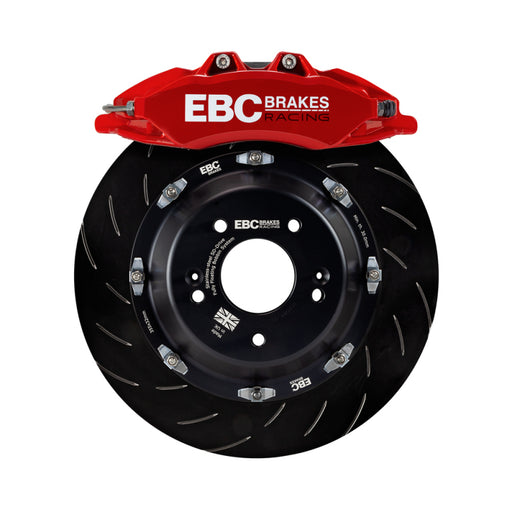 EBC Racing 00-06 BMW M3 (E46) Red Apollo-6 Calipers 355mm Rotors Front Big Brake Kit EBC