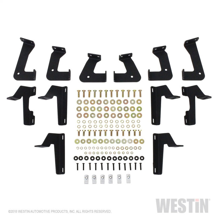 Westin/HDX 2018 Jeep Wrangler JL Unlimited Drop Nerf Step Bars - Textured Black Westin