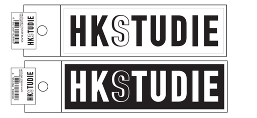 HKS HKSTUDIE Sticker - Black HKS