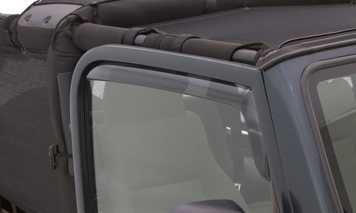 Lund 97-06 Jeep Wrangler Ventvisor Elite Window Deflectors - Smoke (2 Pc.) LUND