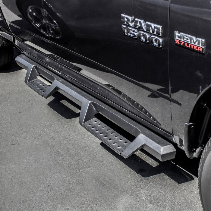 Westin/HDX 09-18 Dodge/Ram 1500 Quad Cab Drop Nerf Step Bars - Textured Black Westin